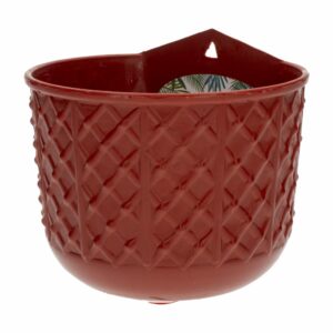 Macetero Decorativo De Pared Café  PLAPASA 14 x 17 x 17 Cm