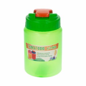 Tomatodo Con FlipTop Verde PLAPASA 0,5 Litros