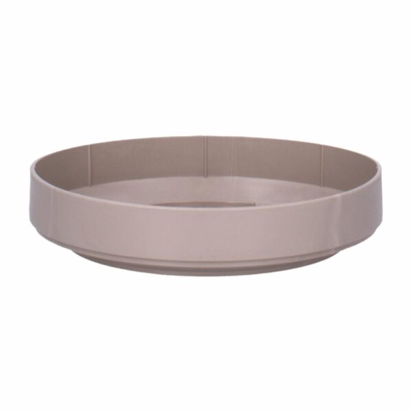 Macetero Mini Marbelo Taupe Con Base PLAPASA Pequeño - Imagen 3