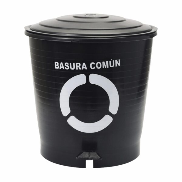 Basurero Automático Negro (Basura Común) PLAPASA Unidad