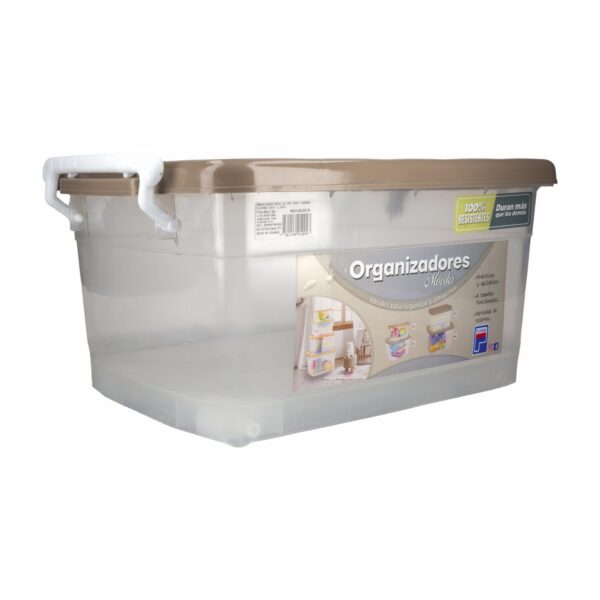 Organizador Móvil N1 Con Tapa Y Ruedas PLAPASA 20 X 29 X 40,5 Cm - Imagen 3