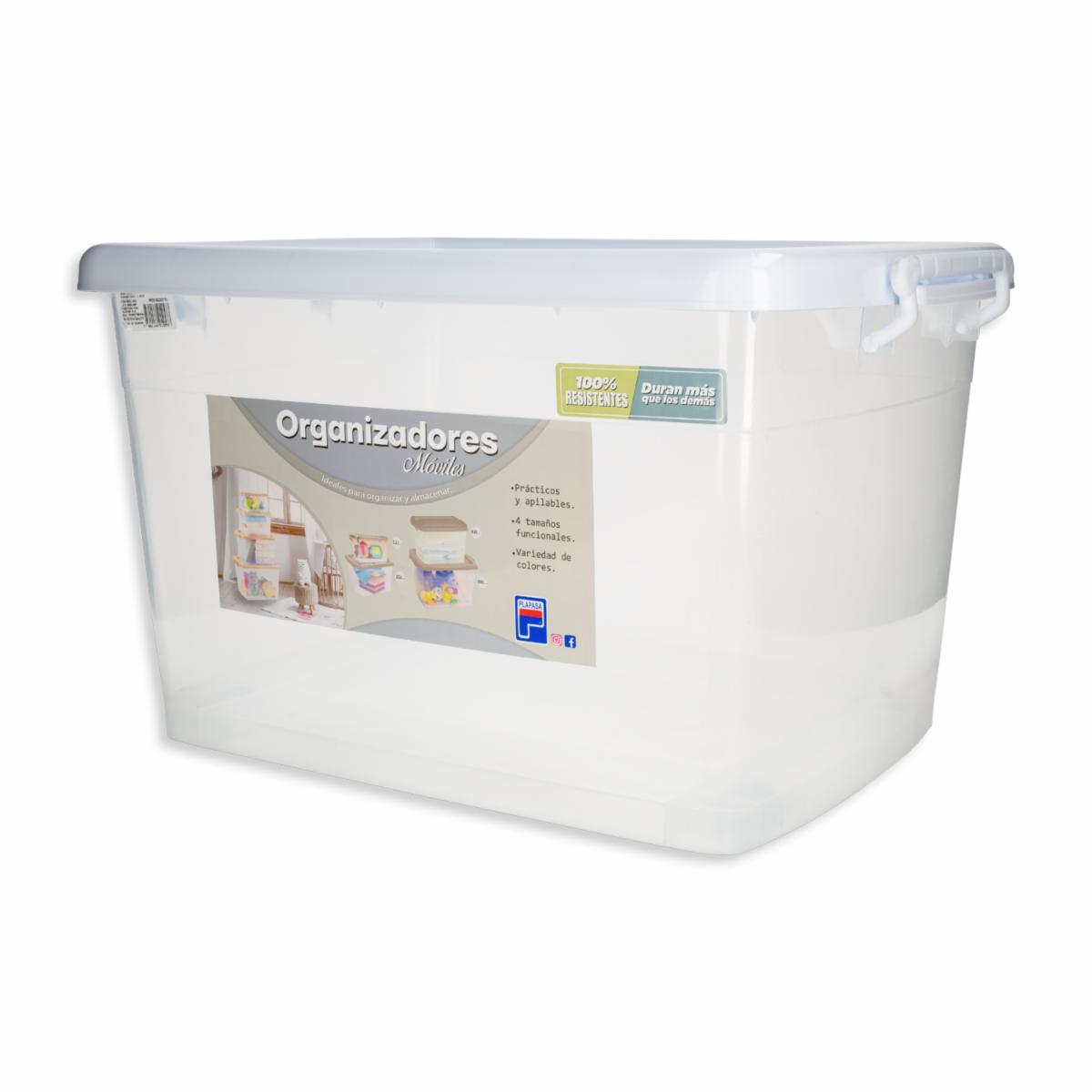 Organizador Móvil N3 Con Tapa Y Ruedas PLAPASA 34 X 41 X 56,5 CM