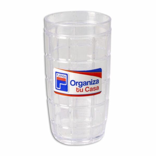 Vaso Plástico Labrado Cristal 354 Ml PLAPASA 554