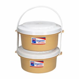 Portavianda Doble Con Asa Y Plato Extra PLAPASA Unidad