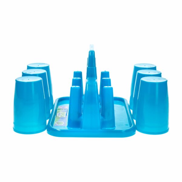 Set Vasos Medianos Con Portavasos PLAPASA x 6 Piezas - Imagen 3