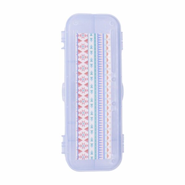 Estuche Organizador Doble Lado Cinderella Escarchado PLAPASA 8Cm