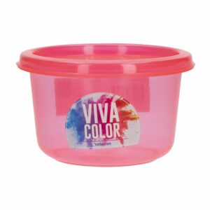 Repostero Discoware N2  Con Tapa Rojo Laser Viva Color PLAPASA 0.32 Litros