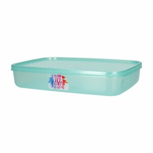Repostero Freshware N3  Con Tapa Verde Perlado Viva Color PLAPASA 1.75 Litros