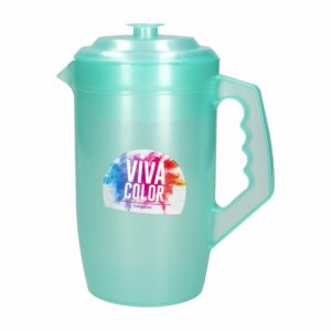 Jarra Fiesta Con Tapa Verde Perlado Viva Color PLAPASA 2.5 Litros