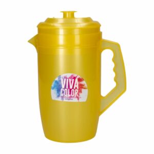 Jarra Fiesta Con Tapa Ambar Viva Color PLAPASA 2.5 Litros