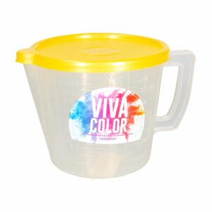 Jarra Medidora Con Tapa Ámbar Viva Color PLAPASA 1 L