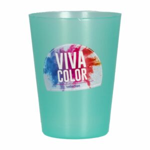 Vaso Plástico Diseño Verde Perlado Viva Color 200 Ml PLAPASA 550VEPE