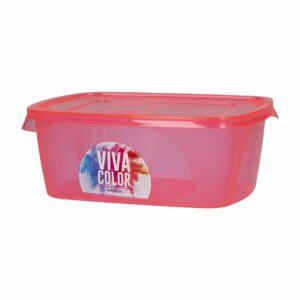 Repostero Con Tapa Rojo Laser Viva Color PLAPASA 600 Ml