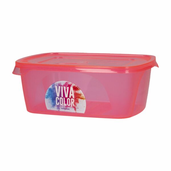 Repostero Con Tapa Rojo Laser Viva Color PLAPASA 600 Ml