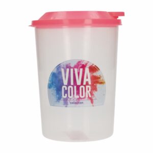 Pomo Dispenser Con Tapa Rojo Laser Viva Color PLAPASA 1.4 Litros