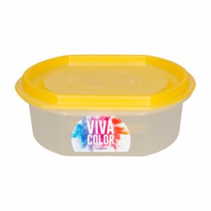Repostero Ovalware N1 Bajo Con Tapa Ámbar Viva Color PLAPASA 0,5 Litros