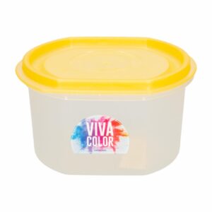 Repostero Ovalware N2 Alto Con Tapa Ámbar Viva Color PLAPASA 1 Litros