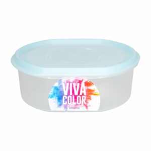 Repostero Ovalware N3 Bajo Con Tapa Sky Viva Color PLAPASA 1,5 Litros