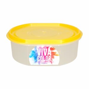 Repostero Ovalware N3 Bajo Con Tapa Ámbar Viva Color PLAPASA 1,5 Litros