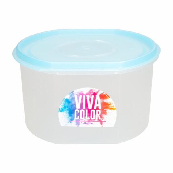 Repostero Ovalware N4 Alto Con Tapa Sky Viva Color PLAPASA 2,5 Litros