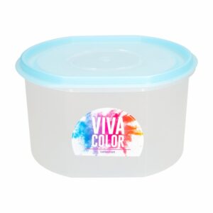 Repostero Ovalware N4 Alto Con Tapa Sky Viva Color PLAPASA 2,5 Litros