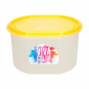 Repostero Ovalware N4 Alto Con Tapa Ámbar Viva Color PLAPASA 2,5 Litros