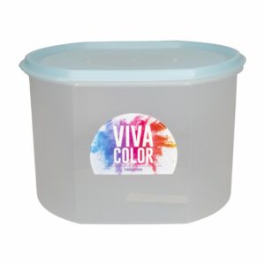 Repostero Ovalware N6 Alto Con Tapa Sky Viva Color PLAPASA 5,5 Litros