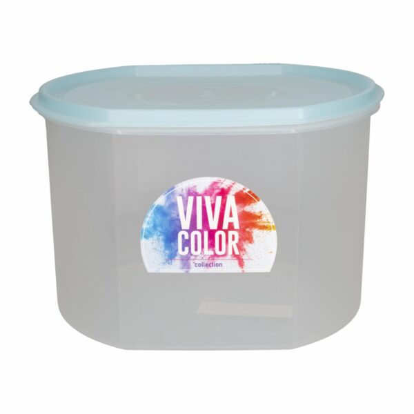 Repostero Ovalware N6 Alto Con Tapa Sky Viva Color PLAPASA 5,5 Litros