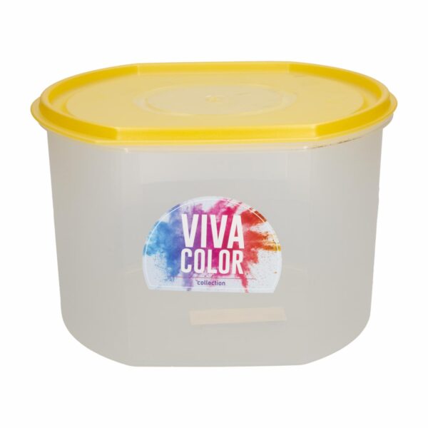 Repostero Ovalware N6 Alto Con Tapa Ambar Viva Color PLAPASA 5,5 Litros