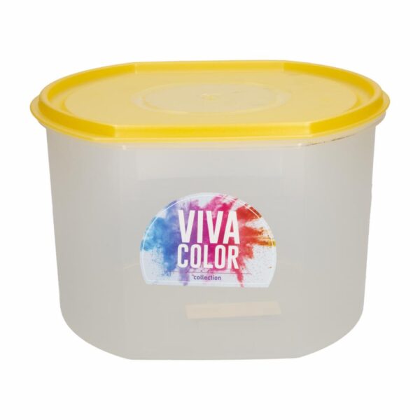 Repostero Ovalware N6 Alto Con Tapa Ambar Viva Color PLAPASA 5,5 Litros