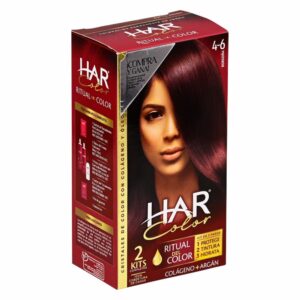 Tinte De Cabello Color Borgonia Rojizo 4-6 HAR 100 G