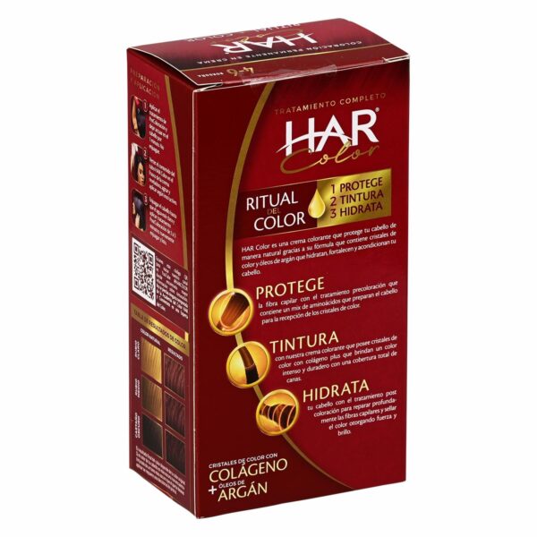 Tinte De Cabello Color Borgonia Rojizo 4-6 HAR 100 G - Imagen 2