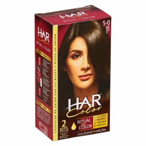 Tinte De Cabello Color Castano Claro 5-0 HAR 100 G