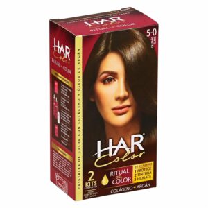 Tinte De Cabello Color Castano Claro 5-0 HAR 100 G