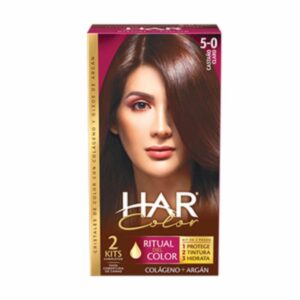 Tinte De Cabello Color Castano Claro 5-0 HAR 100 G