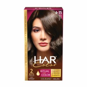 Tinte De Cabello Color Castaño Elegante 6-35 HAR 100 G
