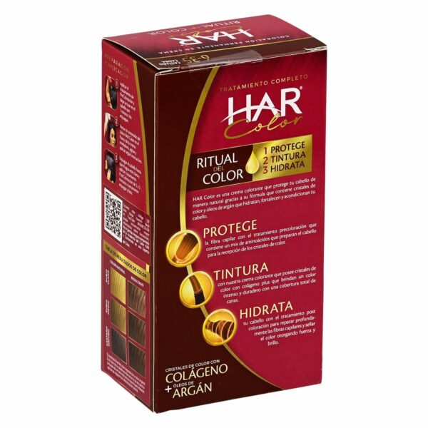 Tinte De Cabello Color Castaño Elegante 6-35 HAR 100 G - Imagen 2