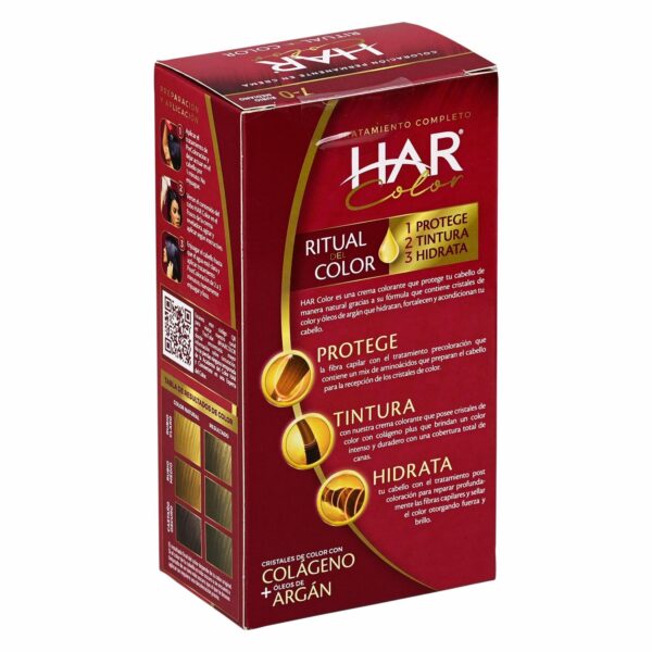 Tinte De Cabello Color Rubio Mediano 7-0 HAR 100 G - Imagen 2