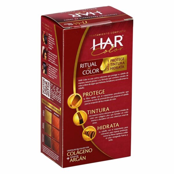 Tinte De Cabello Color Rojo Cobrizo 77-44 HAR 100 G - Imagen 2