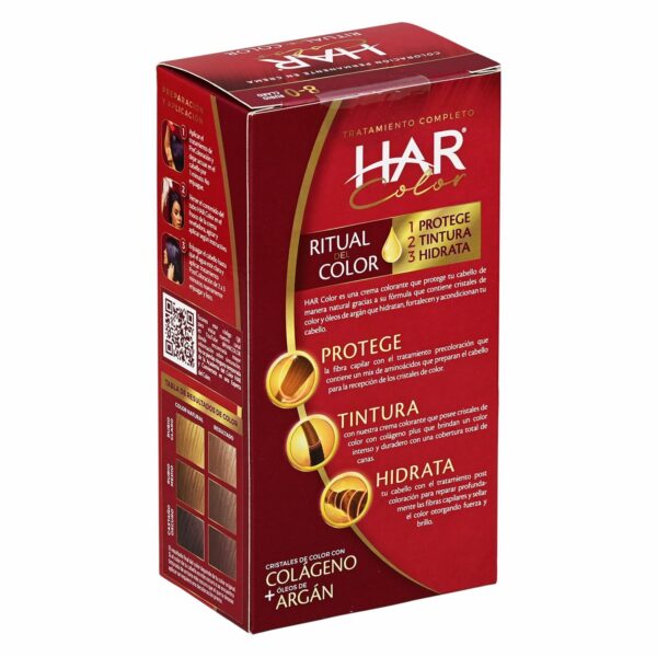 Tinte De Cabello Color Rubio Claro 8-0 HAR 100 G - Imagen 2