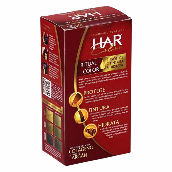 Tinte De Cabello Color Rubio Claro Cenizo 8-1 HAR 100 G - Imagen 2