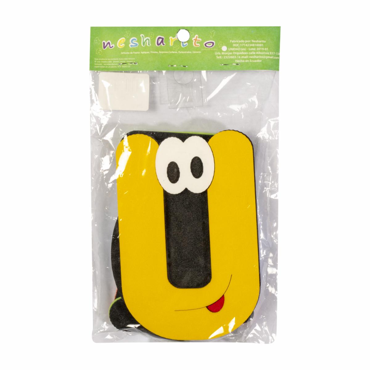 Fomix De Vocales Animadas NESHARITO 14Cm/10Cm