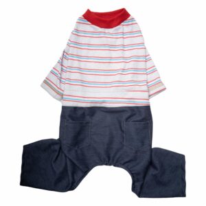 Ropa Para Perros Conjunto Jean Macho THE PET FACTORY Talla Mediano