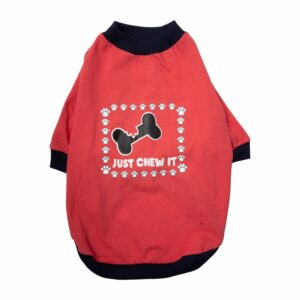 Ropa Para Perros Camiseta Just Chew THE PET FACTORY Talla Mediano