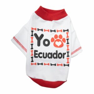 Ropa Para Perros Buzo Yo Amo A Ecuador THE PET FACTORY Talla Pequeño