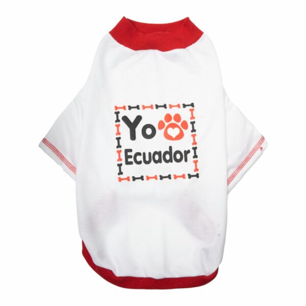Ropa Para Perros Buzo Yo Amo A Ecuador THE PET FACTORY Talla Grande
