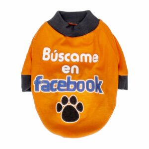 Ropa Para Perros Camiseta Búscame En Facebook THE PET FACTORY Talla Mediano