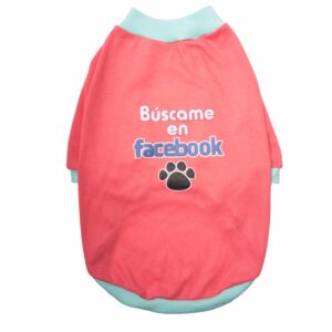Ropa Para Perros Camiseta Búscame En Facebook THE PET FACTORY Talla Grande