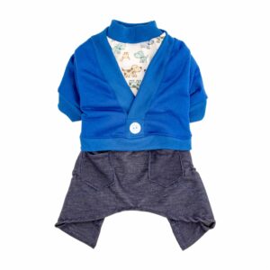 Ropa Para Perros Conjunto Escolar Macho THE PET FACTORY Talla Extra Pequeño