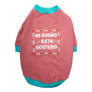 Ropa Para Perros Camiseta Mi Dueño Esta Soltero Hembra THE PET FACTORY Talla Mediano